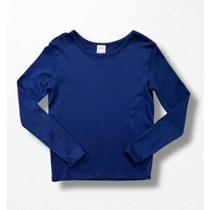 Hanna Andersson Long Sleeved Pima Cotton Tee, Size 10